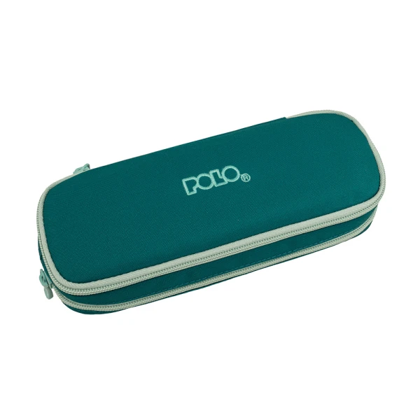 POLO 2026 DUO BOX IV DOS PENCIL CASE PETROL-AIR BLUE