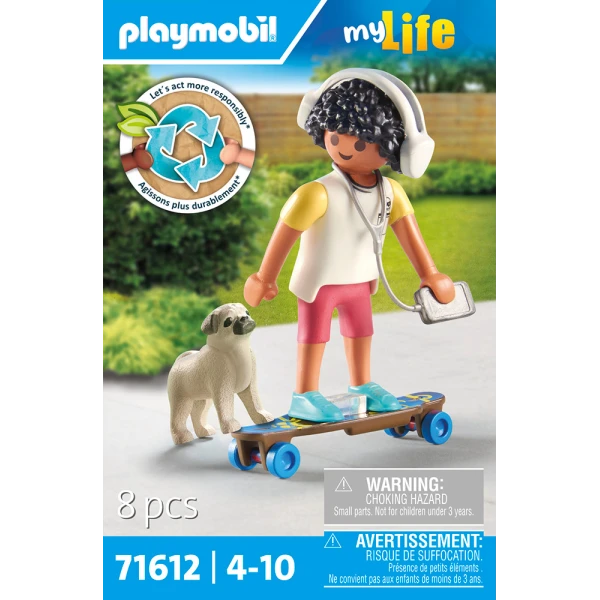 PLAYMOBIL CITY LIFE BOY WITH DOG