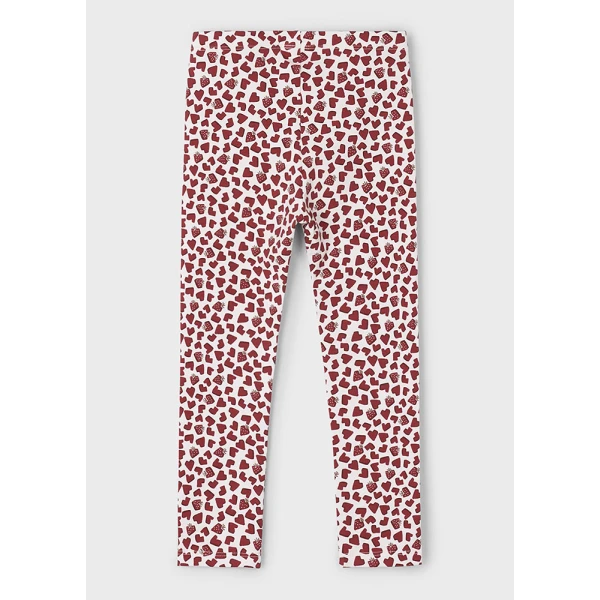MAYORAL LEGGINGS COTTON PRINTED BEIGE 