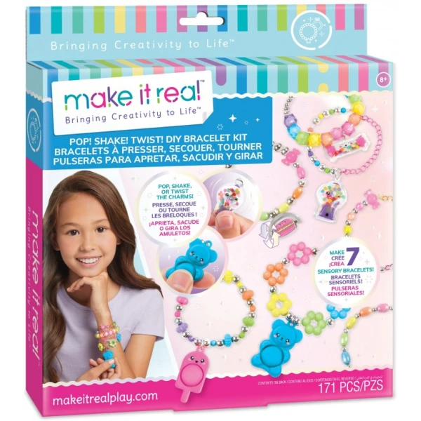 MAKE IT REAL POP! SHAKE! TWIST! DIY BRACELETS KIT 