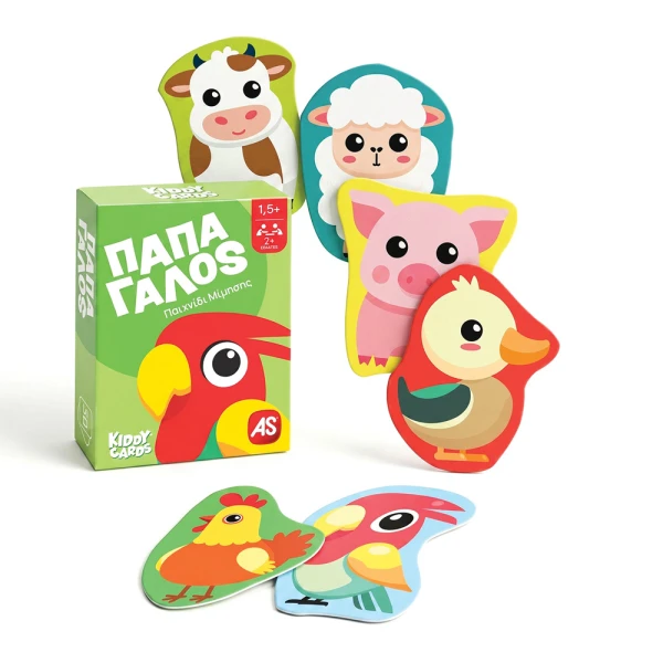 AS GAMES ΠΑΙΧΝΙΔΙΑ ΜΕ ΚΑΡΤΕΣ KIDDY CARDS ΓΙΑ 18+ ΜΗΝΩΝ - 4 ΣΧΕΔΙΑ