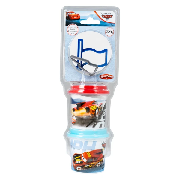 AS ΠΛΑΣΤΕΛΙΝΗ DISNEY CARS 2 ΒΑΖΑΚΙΑ ΜΕ ΚΑΠΑΚΙΑ ΚΑΛΟΥΠΑΚΙΑ ΚΑΙ 2 ΚΟΦΤΕΣ 228GR ΓΙΑ 3+ ΧΡΟΝΩΝ