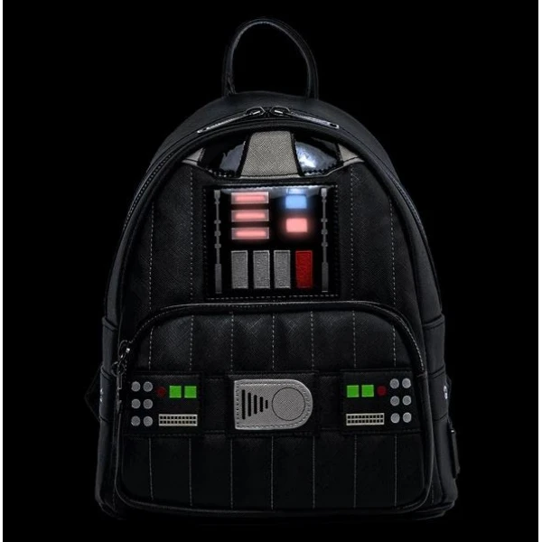 LOUNGEFLY STAR WARS DARTH VADER LIGHT UP MINI ΤΣΑΝΤΑ ΠΛΑΤΗΣ (STBK0219)