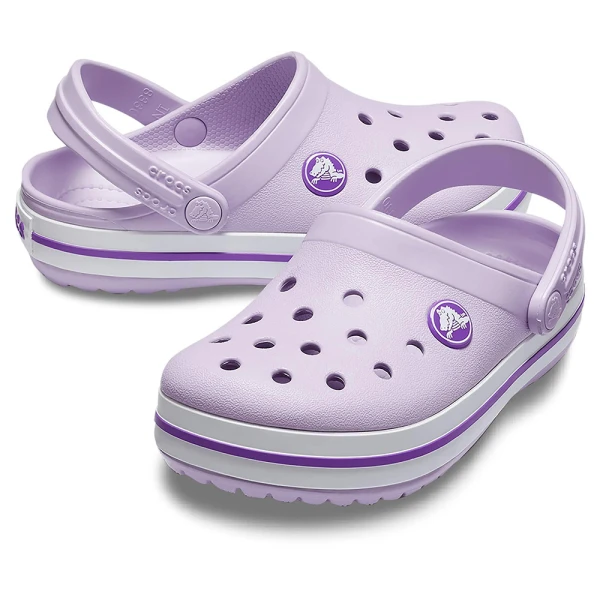 CROCS CROCBAND CLOG K LAVENDER-NEON PURPLE