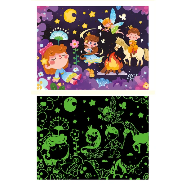 GLOW IN THE DARK 96 pcs THE DREAM OF THE PRINCESS