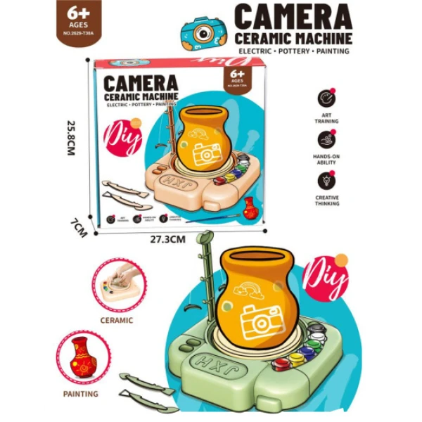 CAMERA SHAPED POTTERY CERAMIC MACHINE