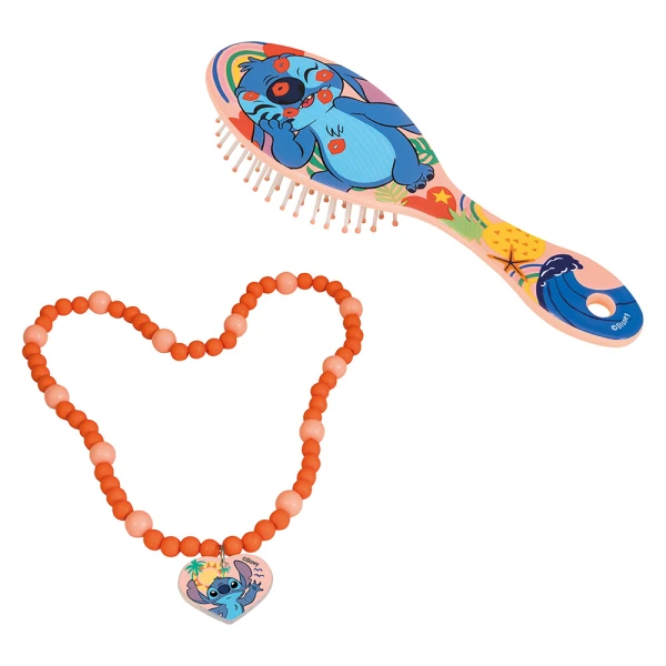 HAIR BRUSH STITCH WITH NECKLACE - 2 DESIGNS