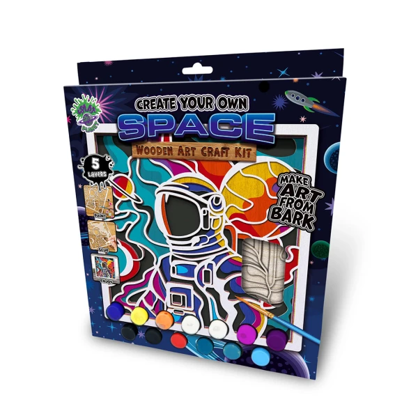 SPLAT PLANET WOODEN 3D PAINT KIT SPACE