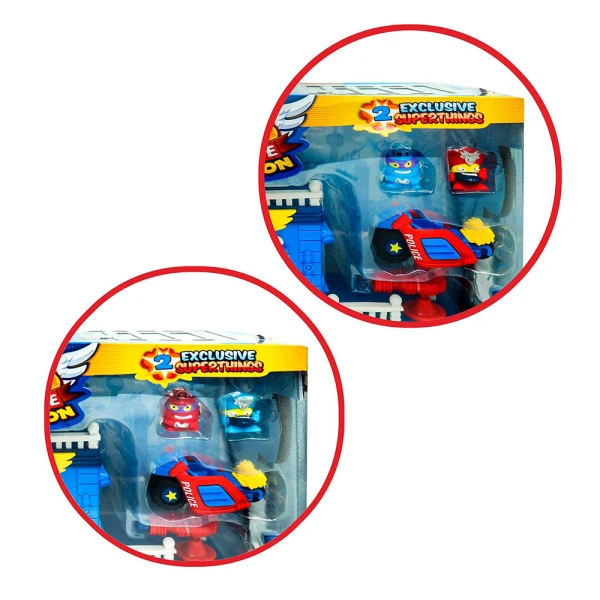 SUPERZINGS PLAYSET POLICE STATION FOR AGES 3+