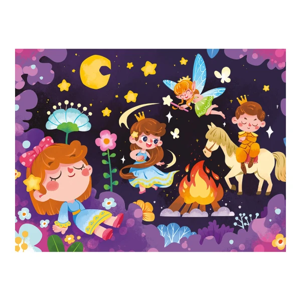 GLOW IN THE DARK 96 pcs THE DREAM OF THE PRINCESS