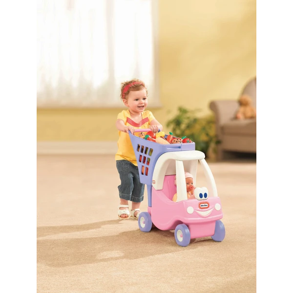 LITTLE TIKES COZY COUPE PRINCESS SHOPPING CART