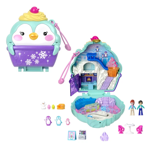 POLLY POCKET Ο ΚΟΣΜΟΣ ΤΗΣ POLLY - ΣΕΤΑΚΙ SNOW SWEET PENGUIN