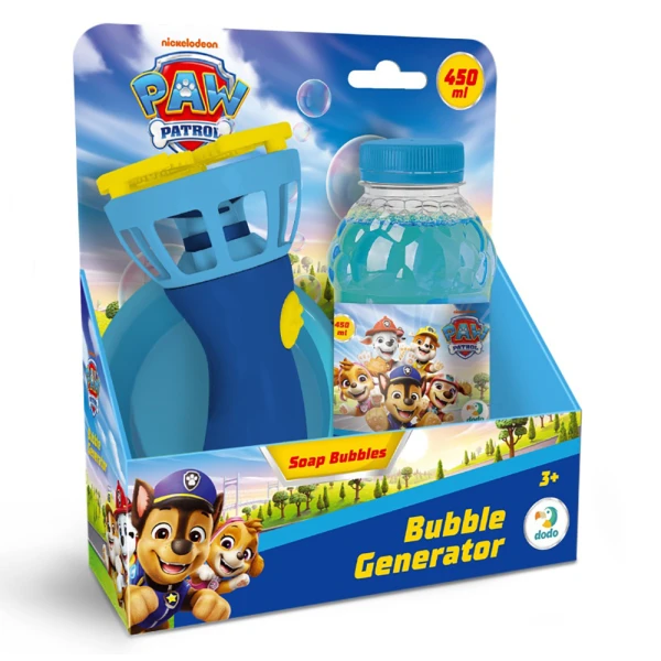 ΜΗΧΑΝΗ ΓΙΑ ΣΑΠΟΥΝΟΦΟΥΣΚΕΣ 450ML - PAW PATROL