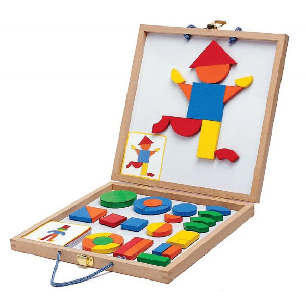 DJECO MAGNETIC PUZZLE CASE GEOFORM