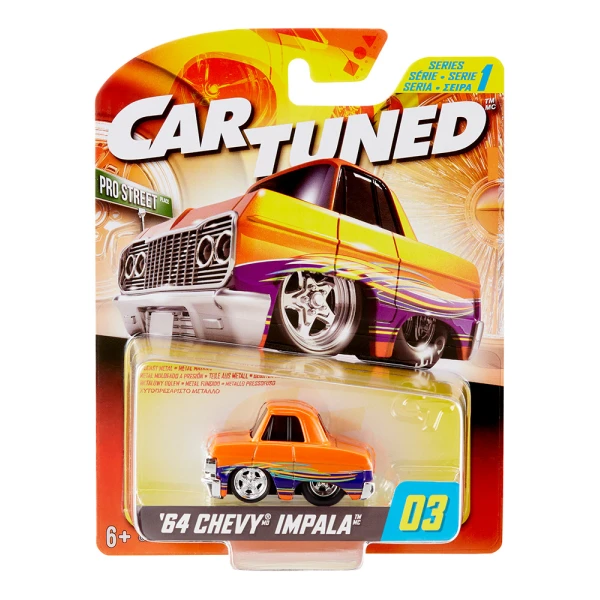 CAR-TUNED™ AYTOKINHTO ΣΕΙΡΑ 1 - \'64 CHEVY IMPALA ΠΟΡΤΟΚΑΛΙ