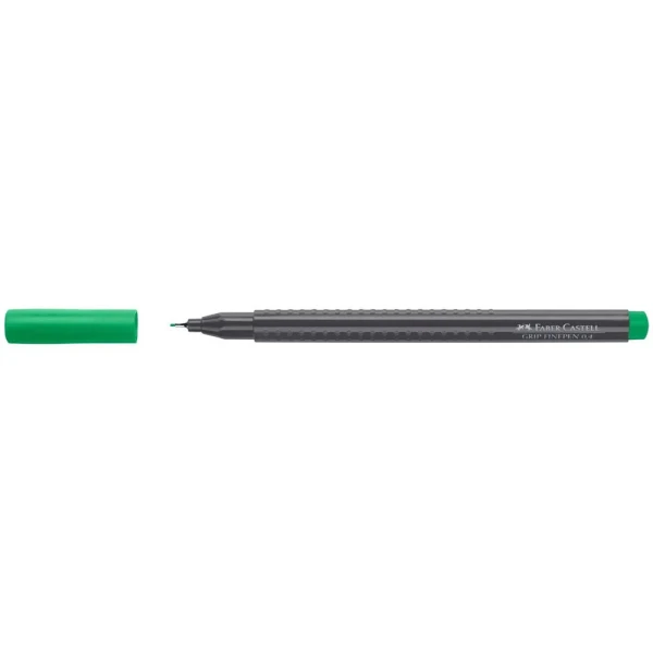 FABER-CASTELL ΜΑΡΚΑΔΟΡΑΚΙ GRIP FINEPEN 0.4mm ΣΜΑΡΑΓΔΙ