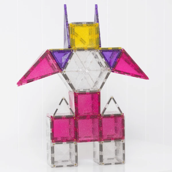 CONNETIX MAGNETIC TILES GLITTER UNICORN PACK 56 pcs