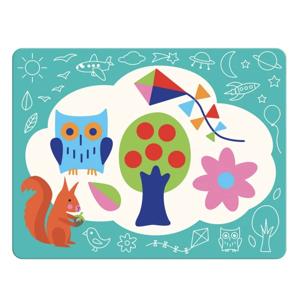 DJECO DRAWING WITH WATER MARKER ANIMALS AND OBJECTS