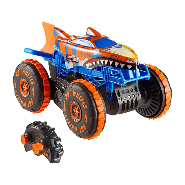 HOT WHEELS MONSTER TRUCKS ΤΗΛΕΚΑΤΕΥΘΥΝΟΜΕΝΟ ΟΧΗΜΑ 1:15 TIGER SHARK CLIMBER