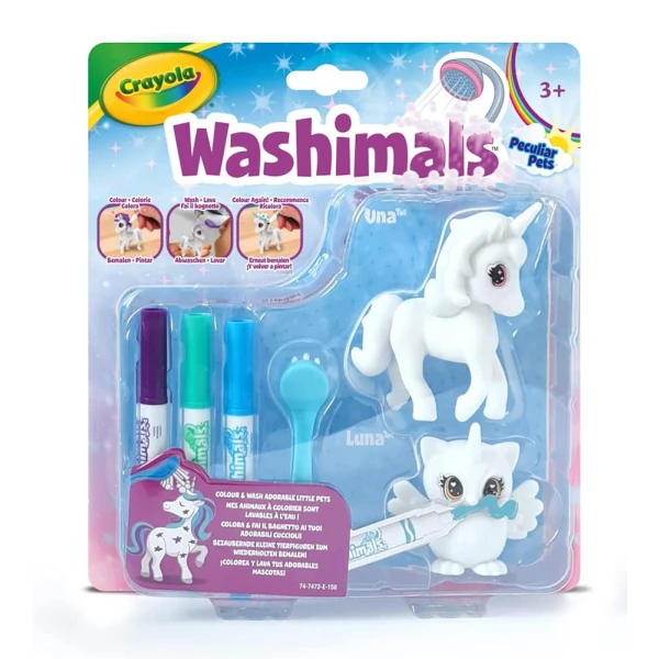 CRAYOLA WASHIMALS UNICORN AND OWL