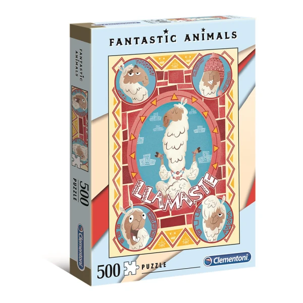 CLEMENTONI ΠΑΖΛ FANTASTIC ANIMALS ΛΑΜΑ 500 ΤΜΧ