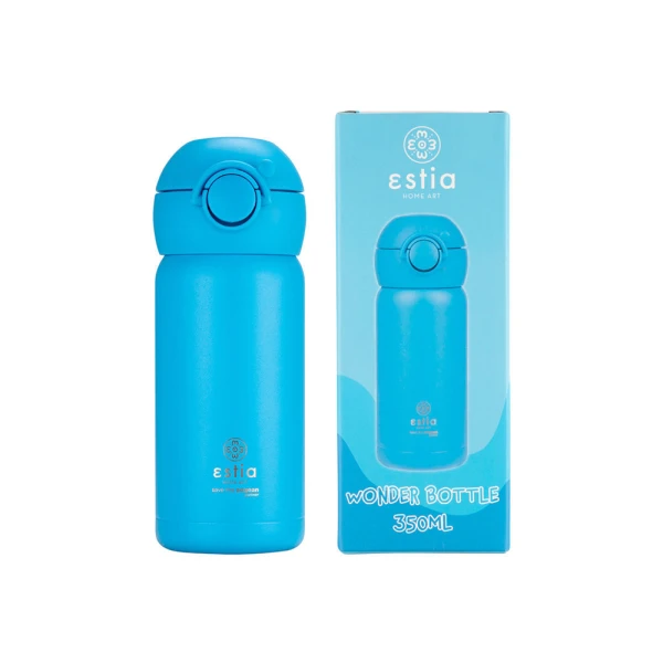 ESTIA HOME ART KIDS THERMAL TRAVEL WONDER BOTTLE 350ml - AQUA BUDDY