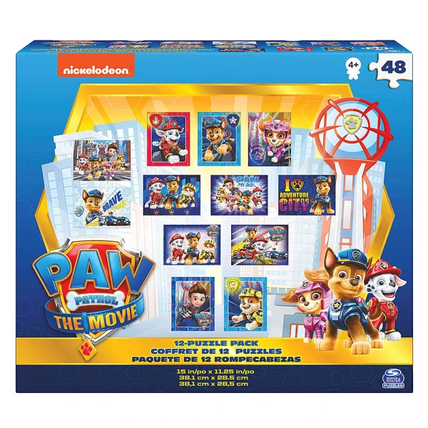 PAW PATROL Η ΤΑΙΝΙΑ ΠΑΖΛ 12 ΣΕ 1