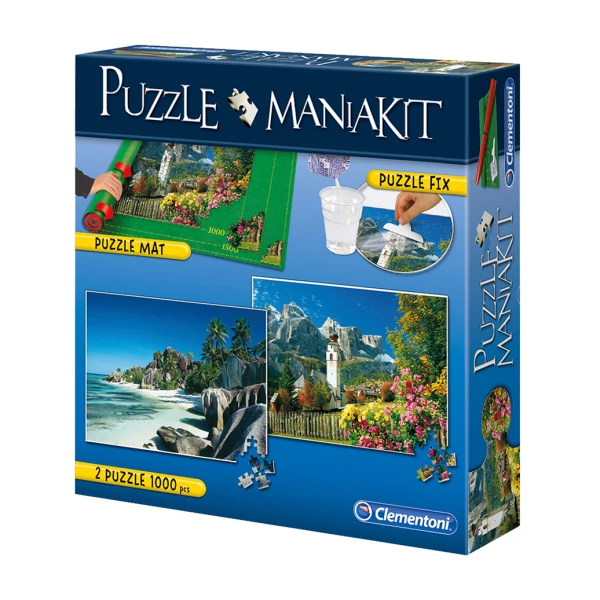 CLEMENTONI PUZZLE 1000 pcs MANIA KIT MOUNTAIN AND SEA