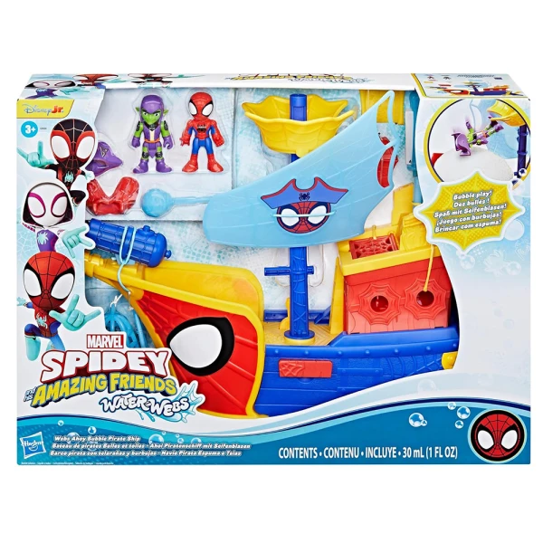 SPIDEY AND HIS AMAZING FRIENDS WEBS AHOY BUBBLE SHIP