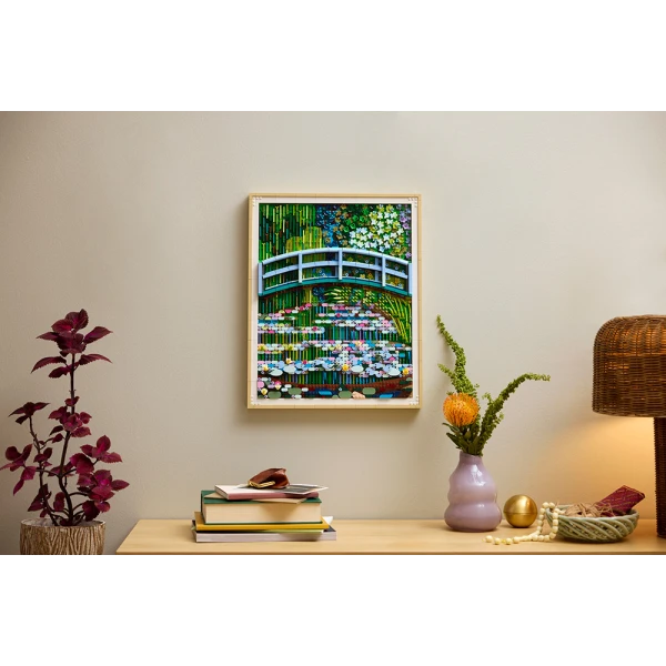 LEGO® ART CLAUDE MONET BRIDGE OVER A POND OF WATER LILIES