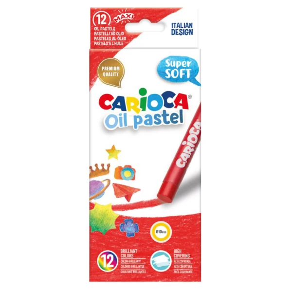 CARIOCA ΛΑΔΟΠΑΣΤΕΛ 12 ΧΡΩΜΑΤΑ