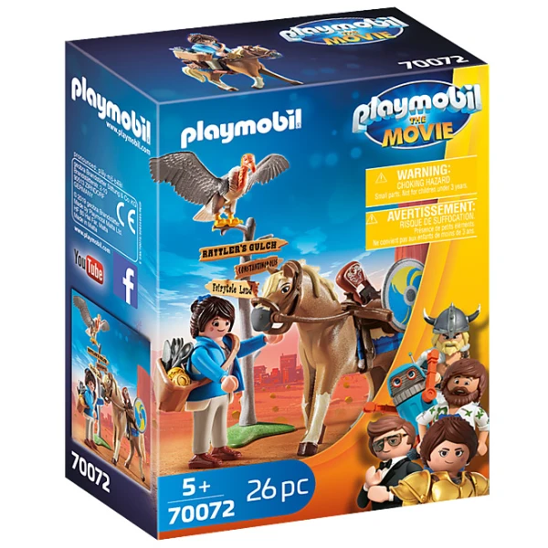 PLAYMOBIL THE MOVIE MARLA AND HER HORSE