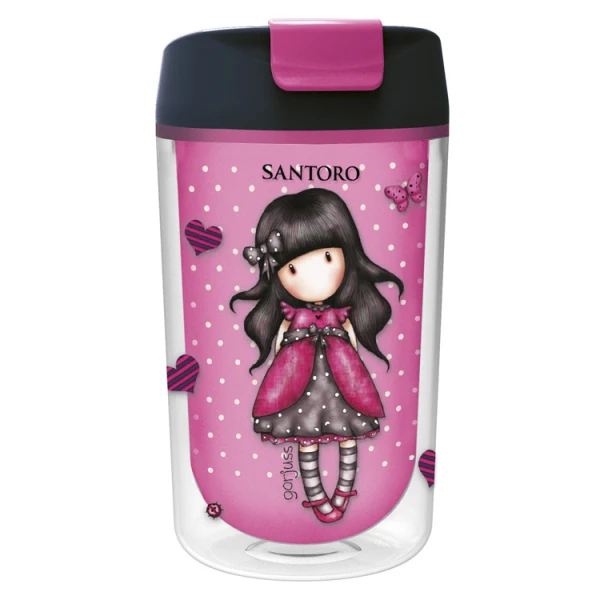GORJUSS SANTORO STOR YOUNG ADULT DOUBLE WALL COFFEE TO GO TUMBLER 370ml