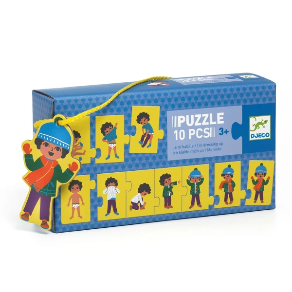 DJECO PUZZLE I LEARN TO DRESS 10 pcs.