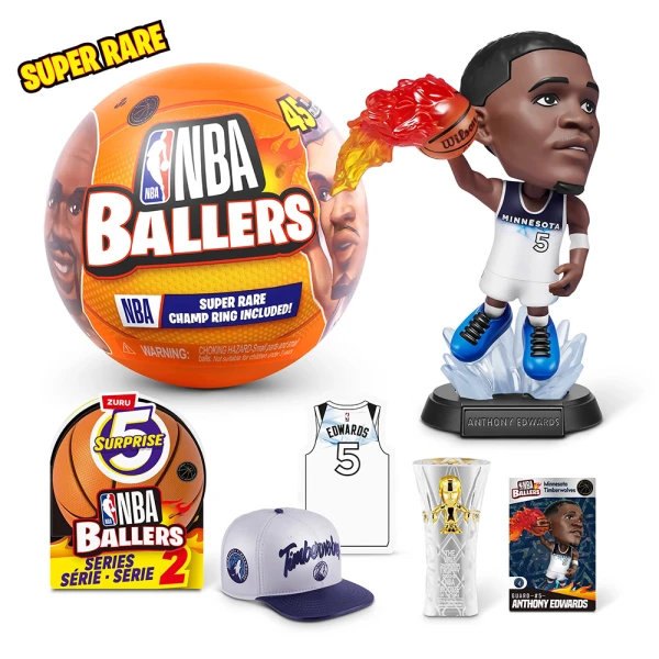 ZURU 5 SURPRISE NBA BALLERS SEASON 2 ΣΥΛΛΕΚΤΙΚΗ ΜΙΝΙΑΤΟΥΡΑ ΕΚΠΛΗΞΗ