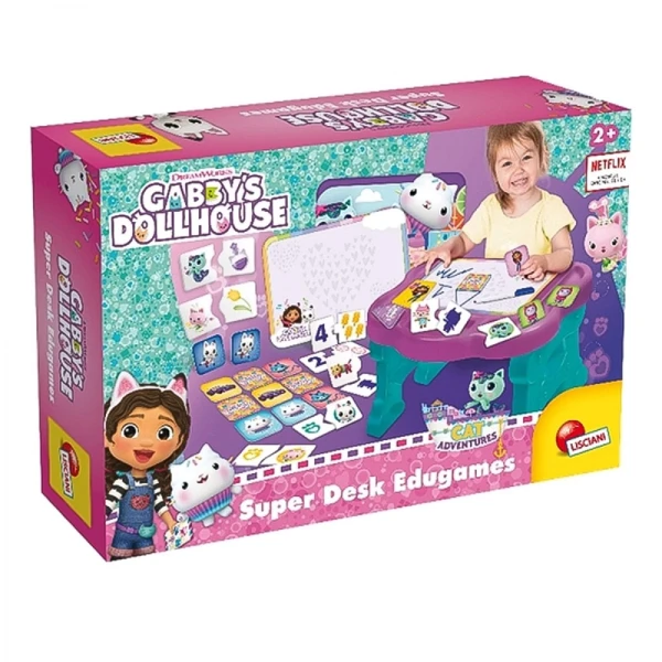 LISCIANI GABBY\'S DOLLHOUSE SUPER DESK EDUGAMES