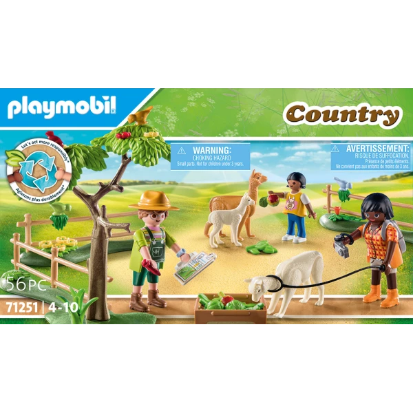 PLAYMOBIL COUNTRY ALPACA HIKE