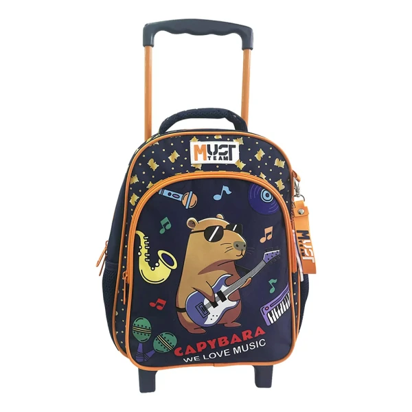 MUST TEAM ΤΣΑΝΤΑ TROLLEY ΝΗΠΙΟΥ 27Χ10Χ31 εκ. 2 ΘΗΚΕΣ CAPYBARA MUSIC