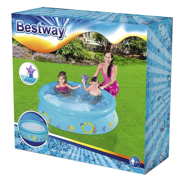 BESTWAY ΠΙΣΙΝΑ MY FIRST FAST SET SPRAY POOL 152X38 cm - ΣΙΕΛ