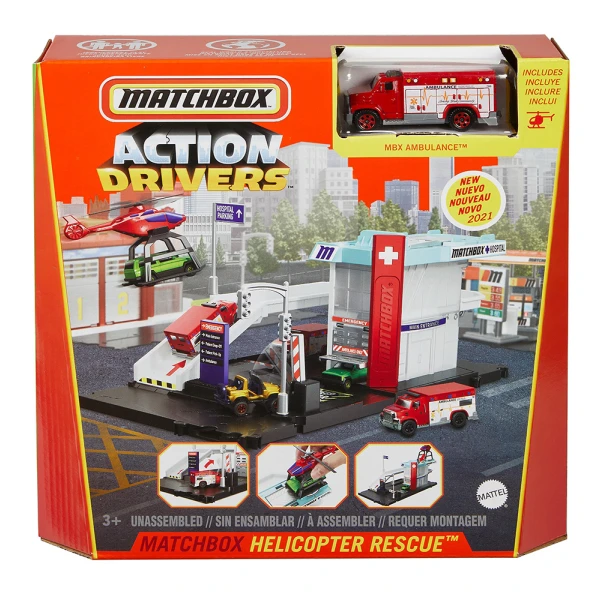 MATCHBOX ΜΙΚΡΑ ΣΕΤ ΔΡΑΣΗΣ - HELICOPTER RESCUE