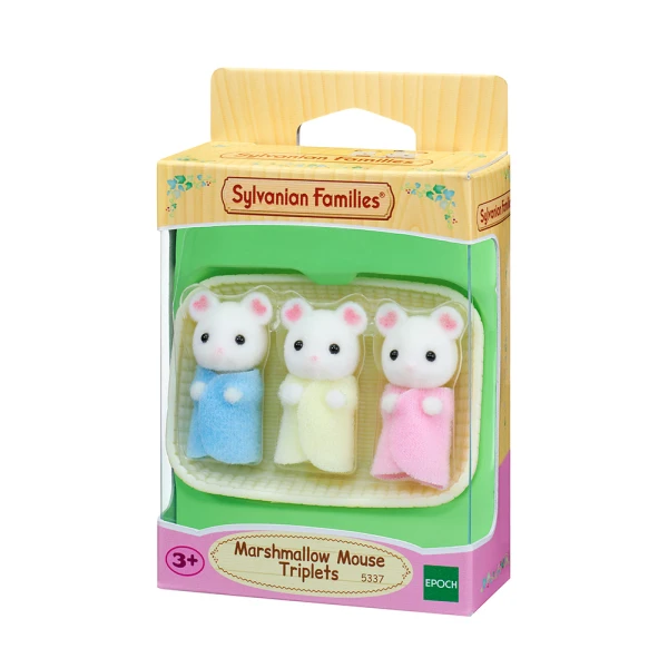 THE SYLVANIAN FAMILIES ΤΡΙΔΥΜΑ ΜΩΡΑ MARSHMALLOW MOUSE 5337
