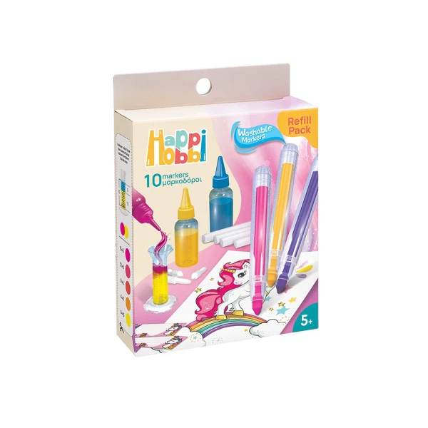 HAPPIHOBBI MARKERS WORKSHOP REFILL PACK - 2 DESIGNS