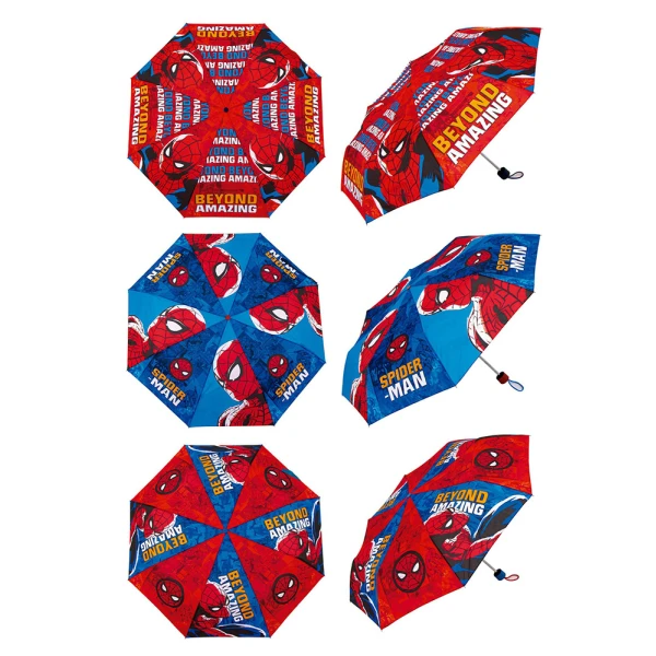 SPIDERMAN FOLDABLE UMBRELA 96 cm - 3 DESIGNS