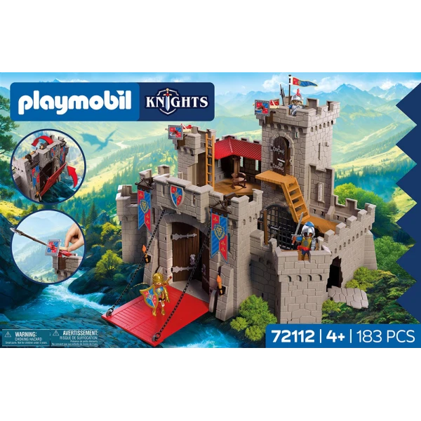 PLAYMOBIL KNIGHTS ΜΕΓΑΛΟ ΚΑΣΤΡΟ ΛΕΟΝΤΟΚΑΡΔΩΝ ΙΠΠΟΤΩΝ