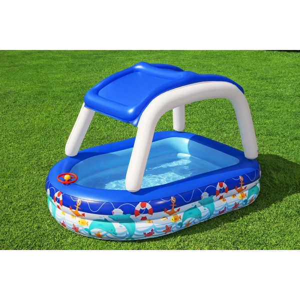 BESTWAY INFLATABLE FAMILY POOL 212X155X132 cm SEA CAPTAIN
