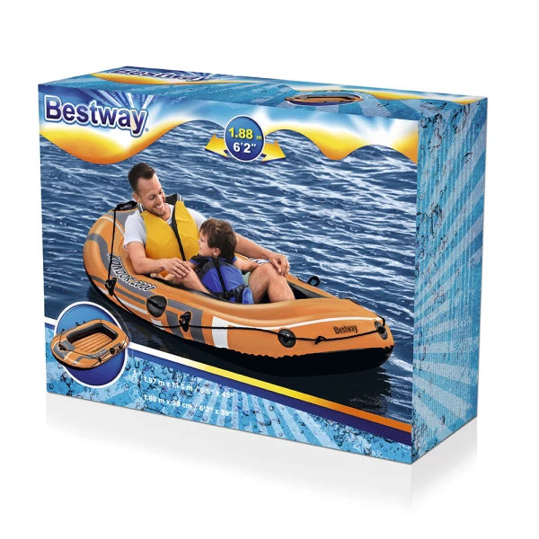 BESTWAY 2 PERSONS BOAT 188X98 cm KONDOR