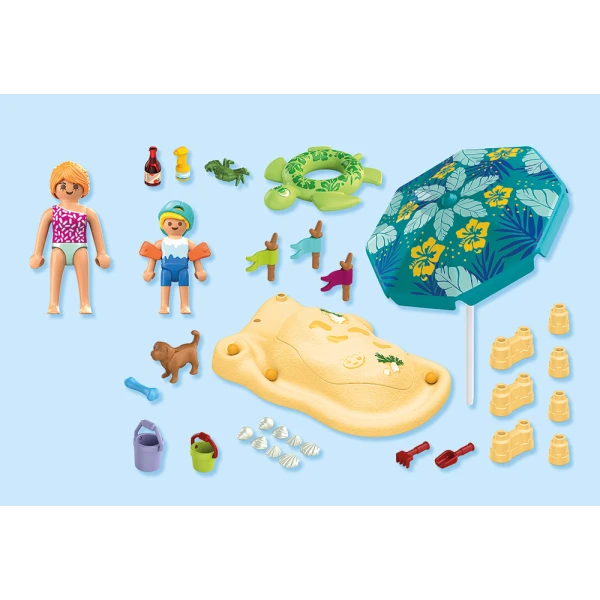 PLAYMOBIL MY LIFE ΜΑΜΑ ΚΑΙ ΠΑΙΔΑΚΙ ΣΤΗΝ ΠΑΡΑΛΙΑ