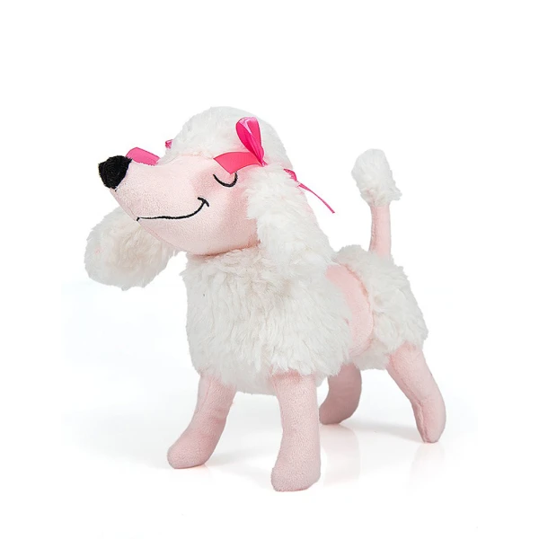 PLUSH POODLE DOG 30 cm - 2 COLOURS