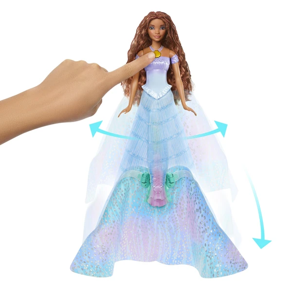 DISNEY THE LITTLE MERMAID - ARIEL DOLL THAT TRANSFORMS