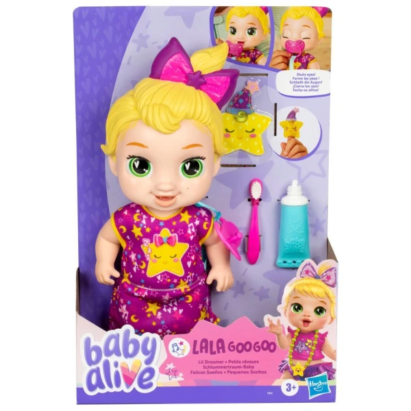 BABY ALIVE BEDTIME ΚΟΥΚΛΑ ΜΩΡΟ LALA GOO GOO